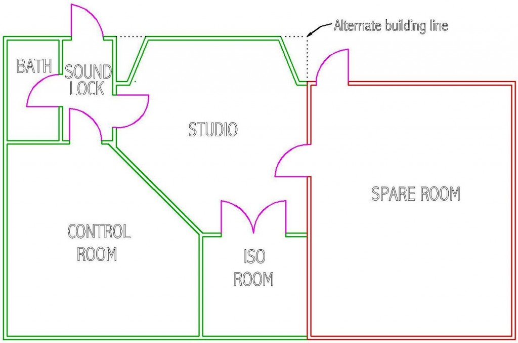 Would You Like To See The Floor Plan For Used For Most Recording Studios? |  Plans & Info