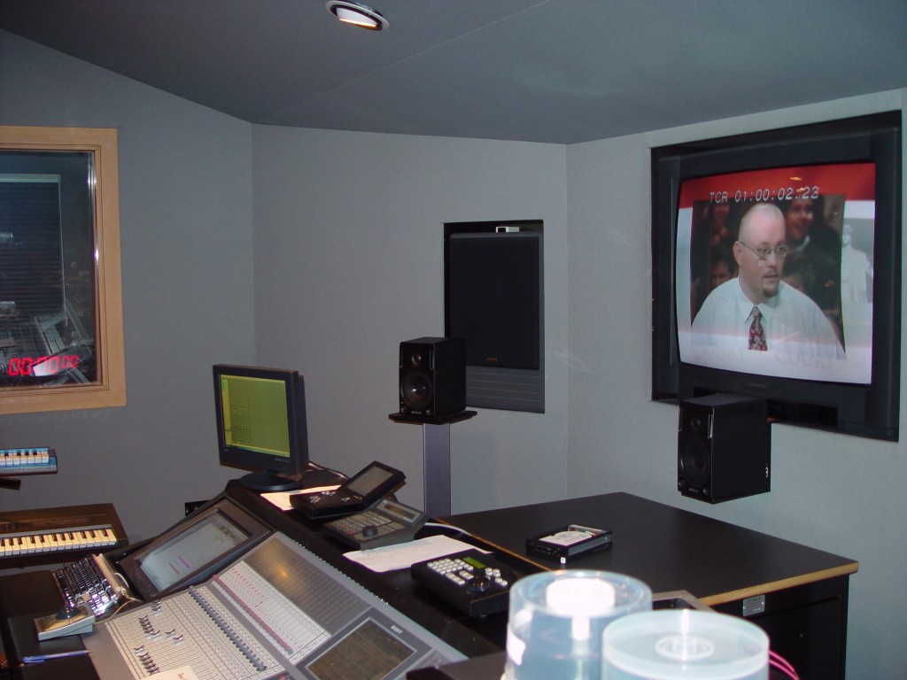 Tv Monitor And Vocal Booth For Davis Glick Steven Kleins Sound Control